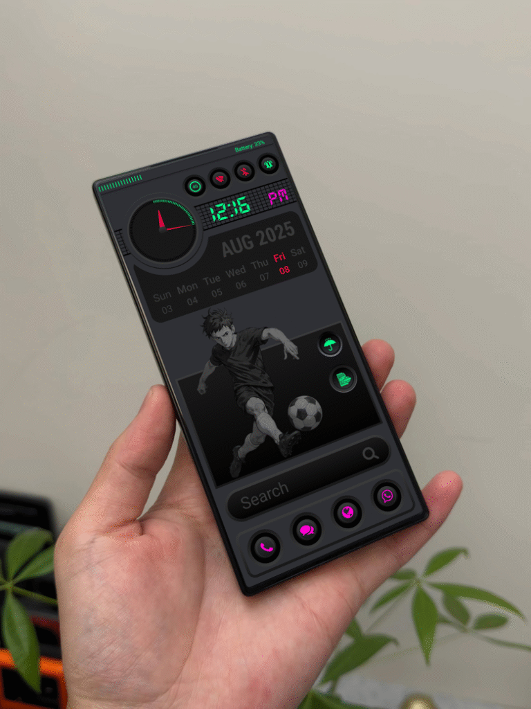 Neon Core UI KLWP Theme 12 1000017074 1