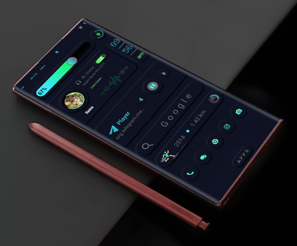 Neon Orbit A Clean And Futuristic KLWP Theme 5 HiShoot 20251115 095733
